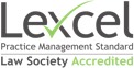 Lexcel Law Society Accredited logo